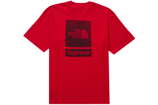 Tee Supreme x The North Face 'S/S Top' Red 2024