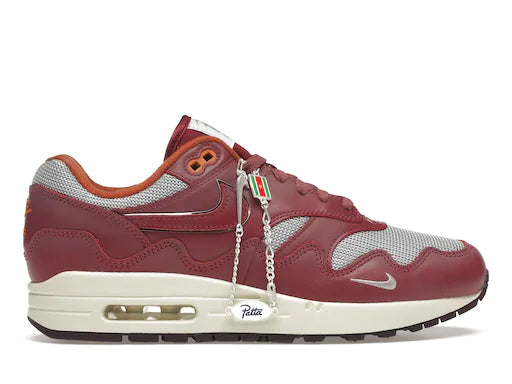 Nike Air Max 1 x PATTA 'Rush Maroon' 2021