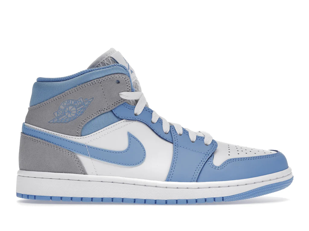 Air Jordan 1 Mid 'Grey University Blue' 2022